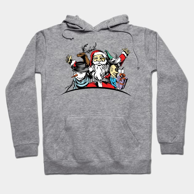 Merry Christmas Hoodie by Whatastory